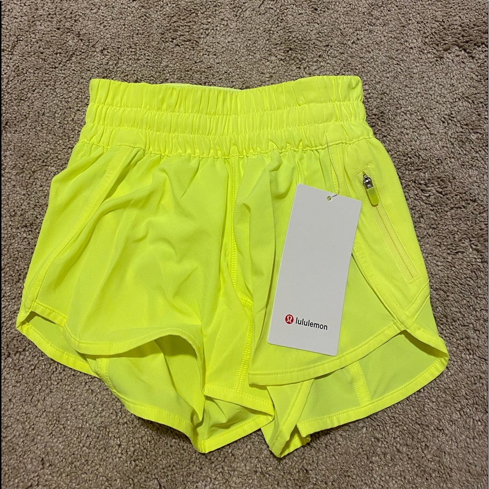 0 neon yellow shorts